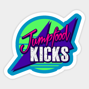 Jumpfood Kicks-80s Green Sticker